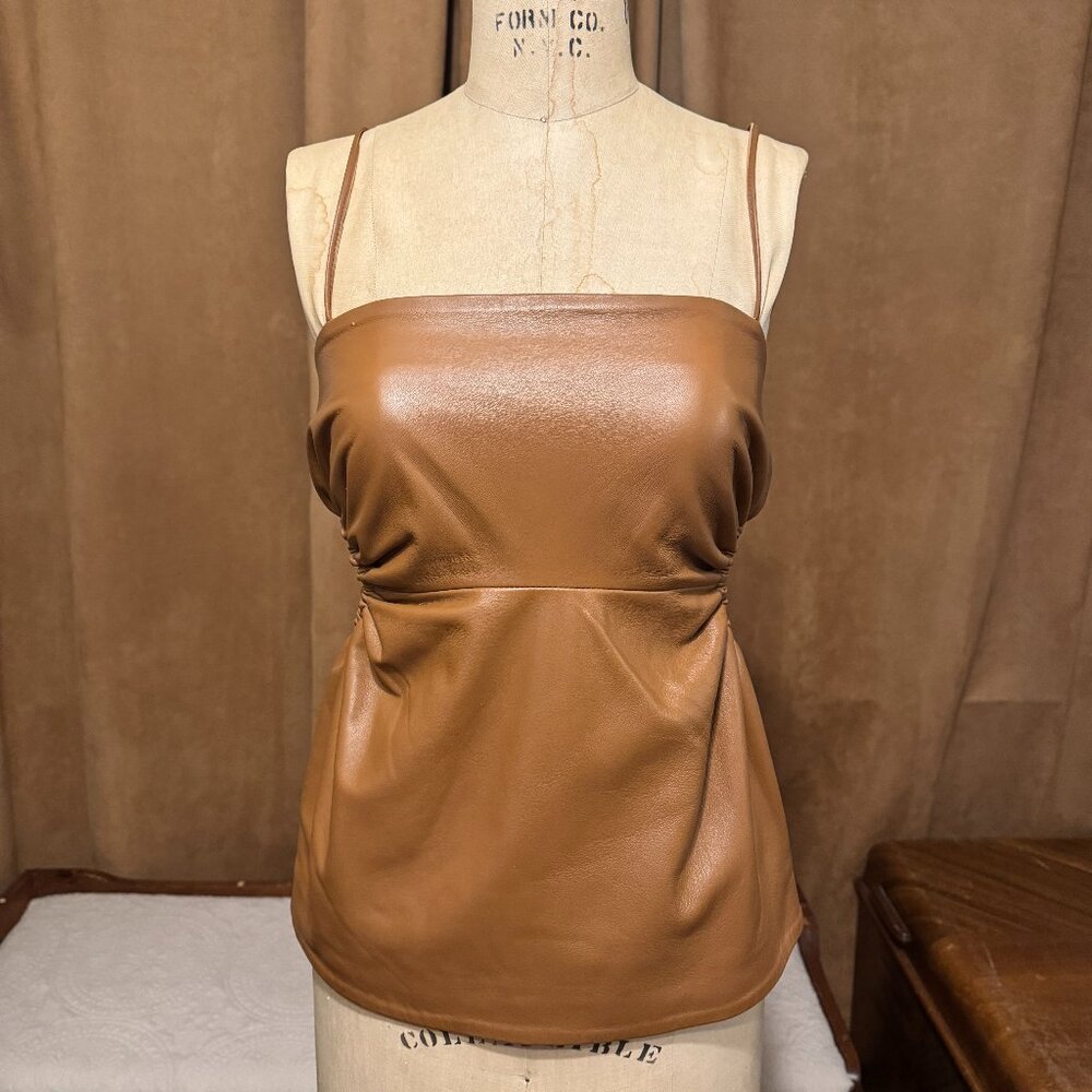 ROKH Leather Top